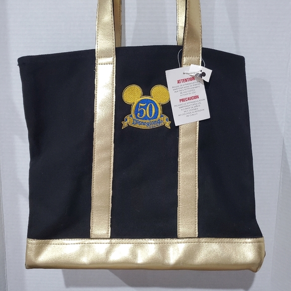 Disneyland 50th Anniversary Tote NWT Rare find unused! L👀K 2005 Bag - Picture 11 of 12